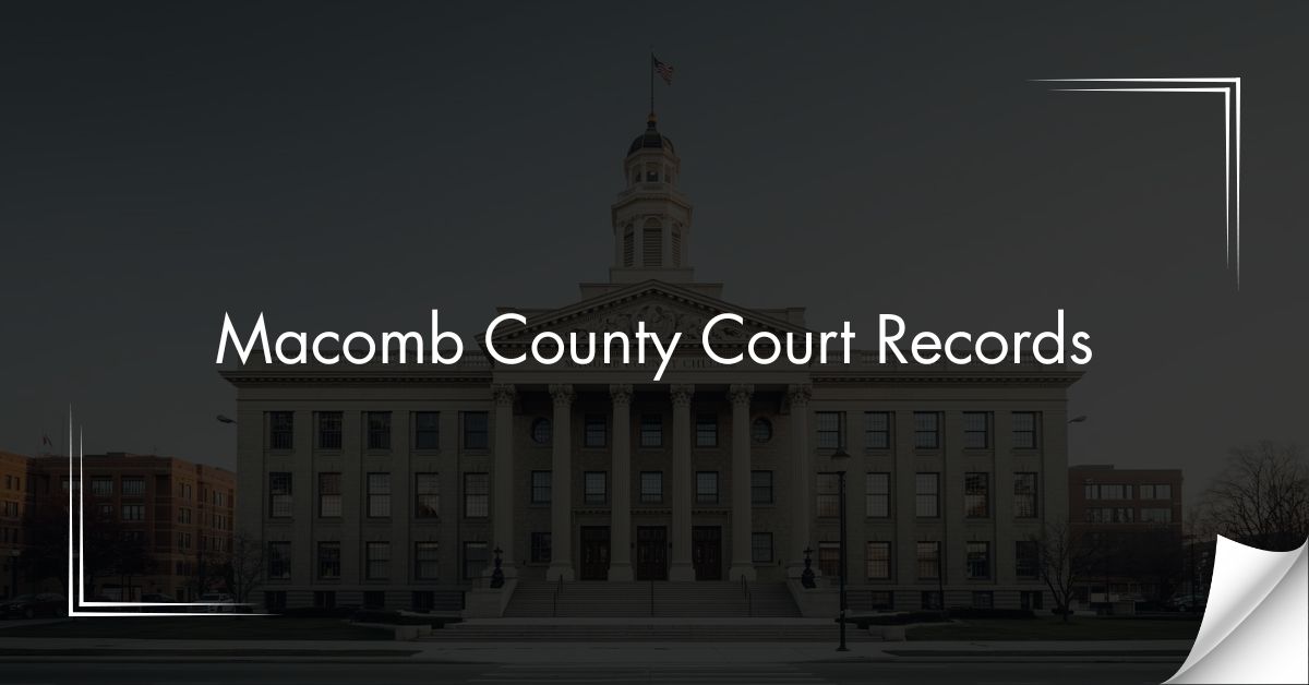 Macomb County Court Records